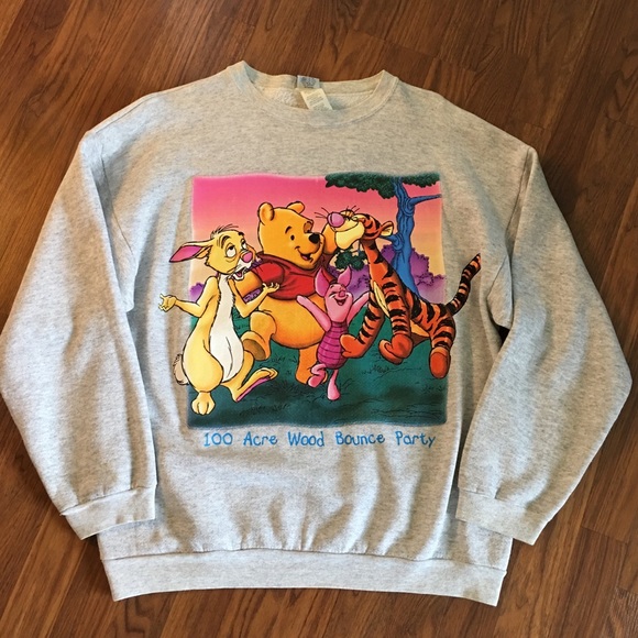 Disney Tops - Vintage size large Winnie the Pooh sweatshirt